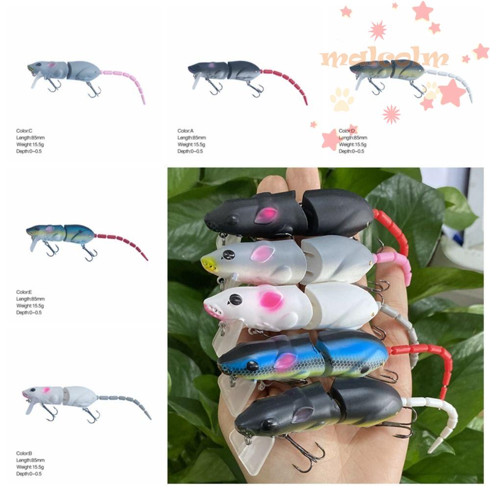 Mồi Câu Cá Giả Hình Chuột 3d Malcom Cho Pike Bass