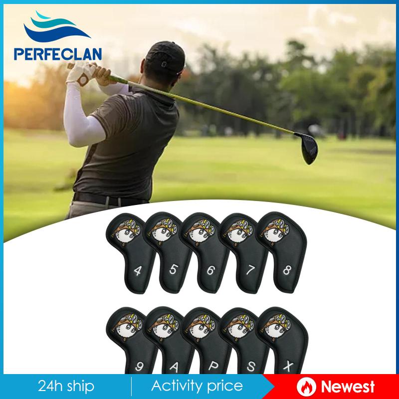 Set 10 Vỏ Bọc Đầu Gậy Đánh Golf Họa Tiết Phi Công Cho Nam Và Nữ