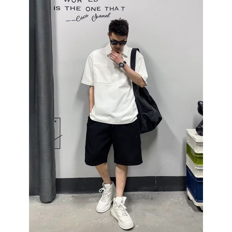 Áo Thun POLO Tay Ngắn Cỡ Lớn 150kg Thời Trang Mùa Hè Hàng Mới Dành Cho Nam