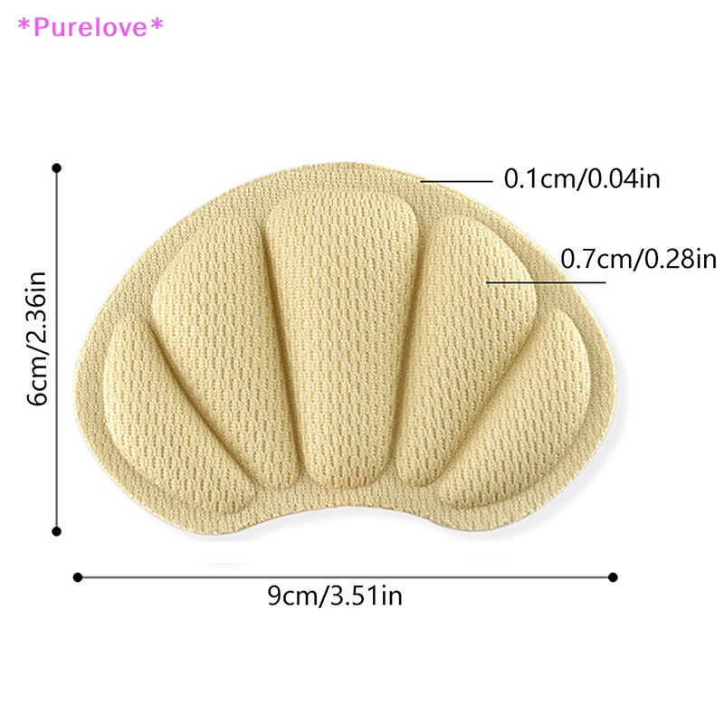 Set 4 Miếng Dán Gót Giày Thể Thao Bảo Vệ Tiện Dụng Mới