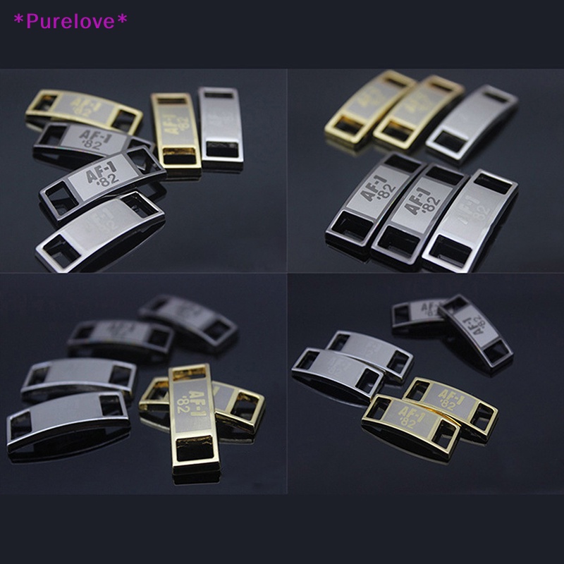 Khóa Dây Giày Bằng Kim Loại Thời Trang Dành Cho Nam Và Nữ Mới