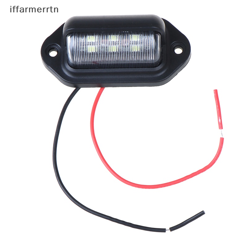 1 Đèn LED 6 Bóng 12V Chống Nước Gắn Biển Số Xe Hơi, Xe Tải, Tàu Thuyền