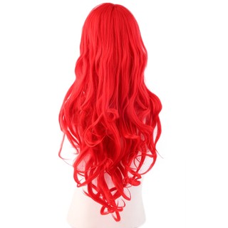 Women's Long Curly Fancy Dress Wigs Cosplay Costume Ladies Full Wig Party