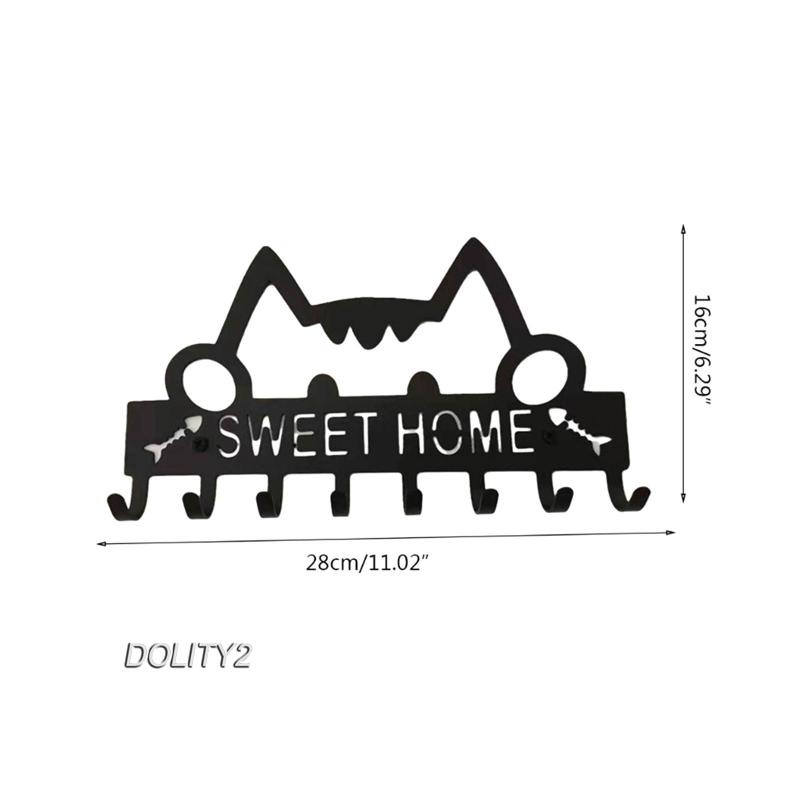 Set 2 Móc Treo Chìa Khóa Gắn Tường Trang Trí Nhà Cửa Ngọt Ngào