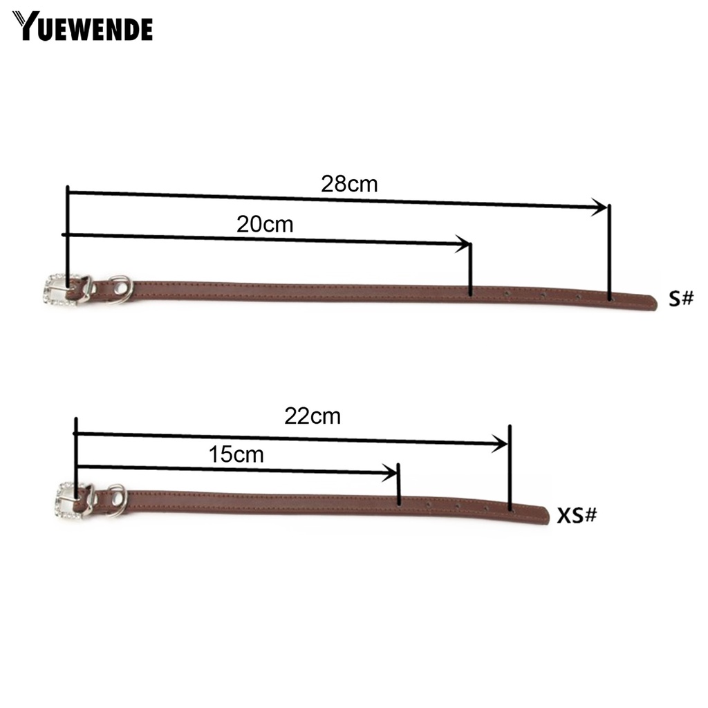 Vòng Cổ Giả Da MàU Trơn Cho Thú Cưng