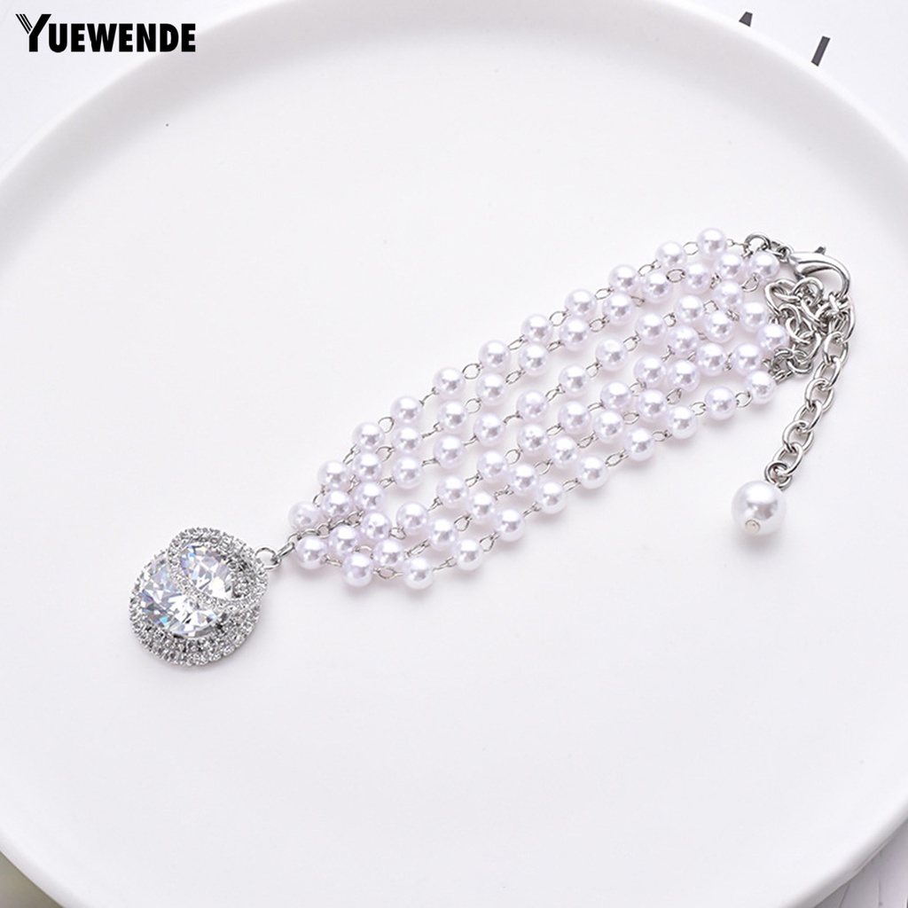 Vòng Cổ Ngọc Trai Ba Hàng Ngày Thân Thiện Với Môi Trường Cho Thú Cưng