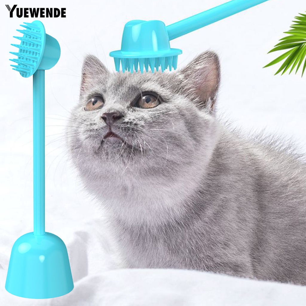 Bàn Chải Mát Xa Đầu Tròn Bằng Nhựa ABS Bền Thoải Mái Đa Năng Cho Mèo Cưng