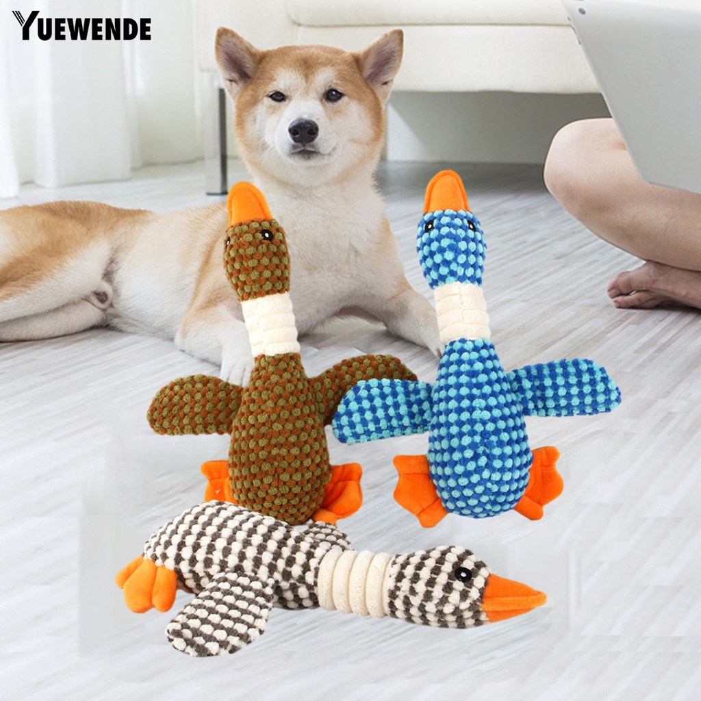 Đồ Chơi Vịt Nhồi Bông Hoạt Hình Có Âm Thanh Vui Nhộn Cho Thú Cưng