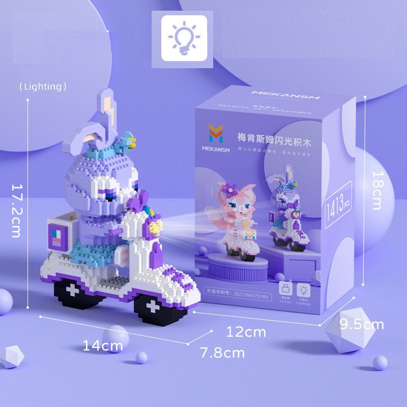 Đồ chơi Cá voi phi hành gia lắp ráp siêu đẹp - Hàng chính hãng Block Toys - Cho bé trai gái