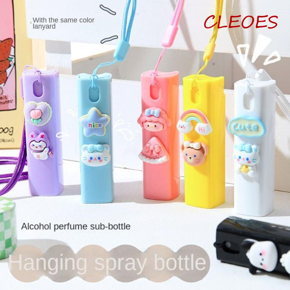 Bình Xịt Nước Hoa Cầm Tay Họa Tiết Hoạt Hình My Melody Kuromi Kèm Dây Đeo Tiện Lợi