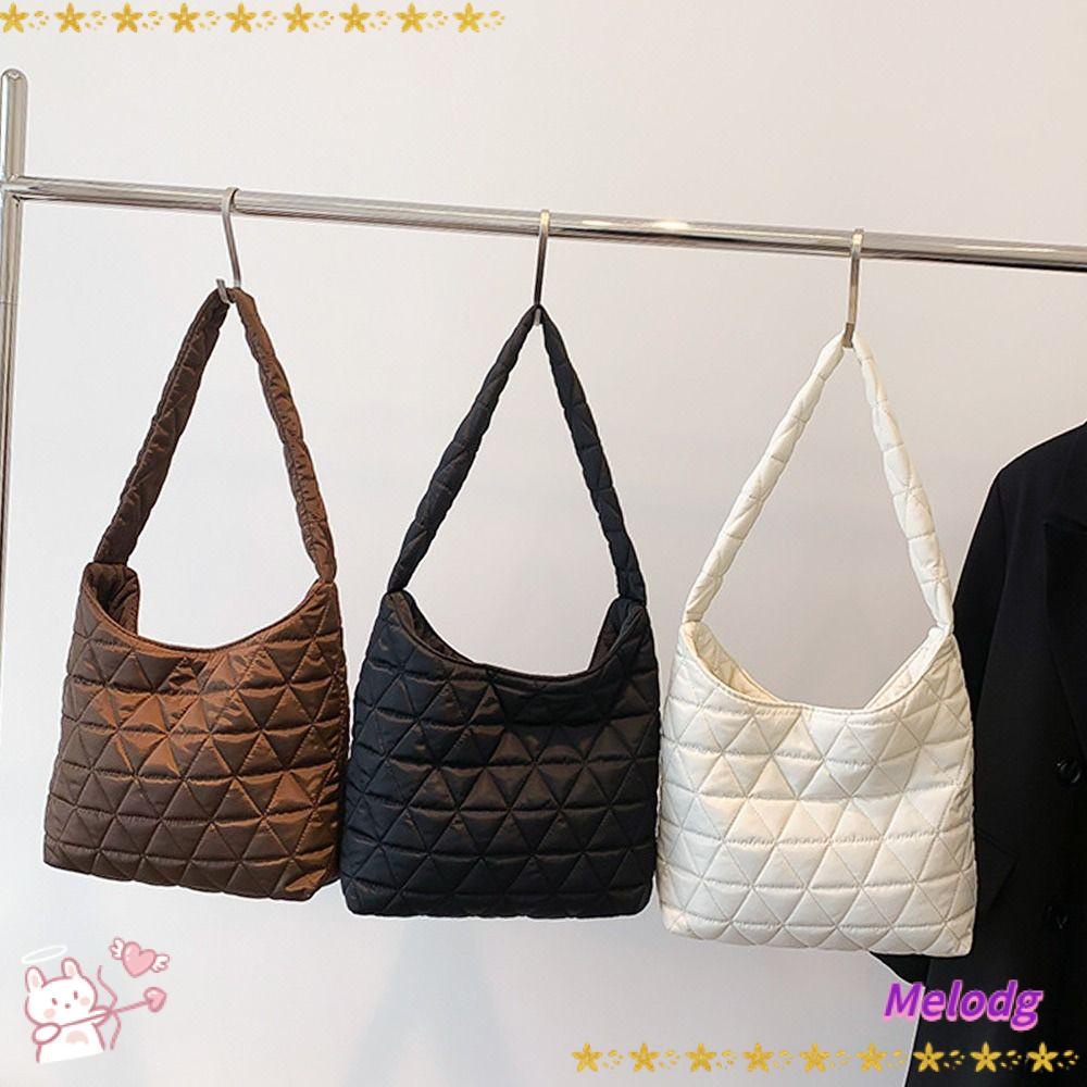 Túi Tote Đeo Vai Hình Vuông Sức Chứa Lớn Màu Sắc Trơn Thời Trang Mùa Đông