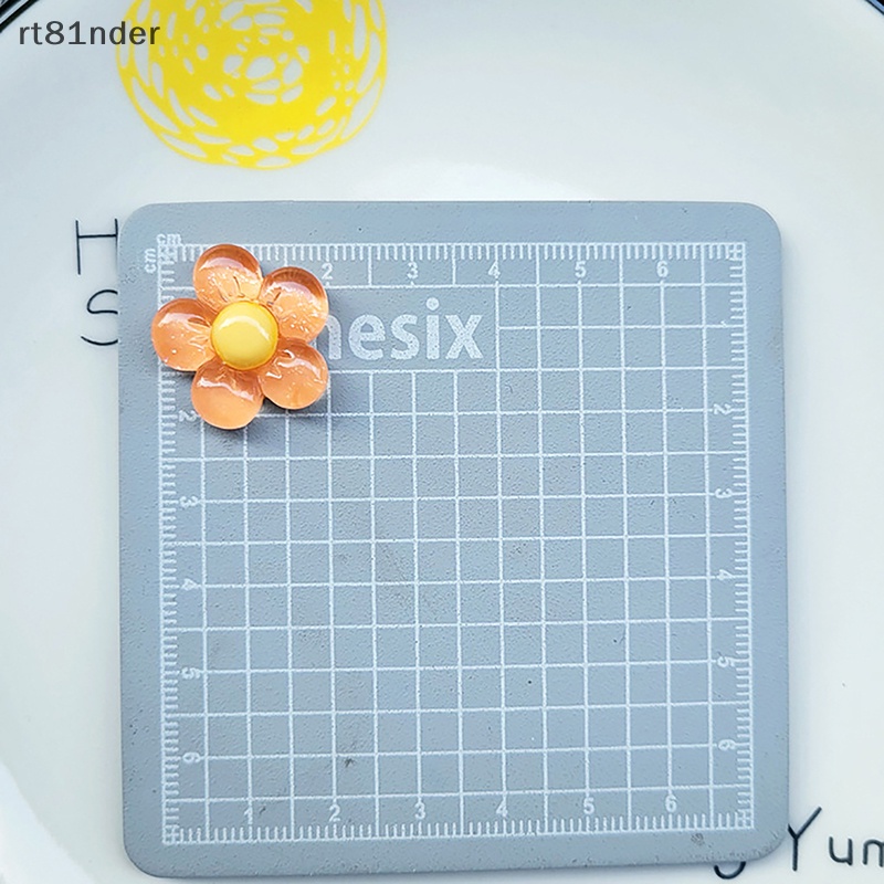 Rt Bộ 20 Bông Hoa Nhựa Resin Trang Trí Sổ Tay Thủ Công