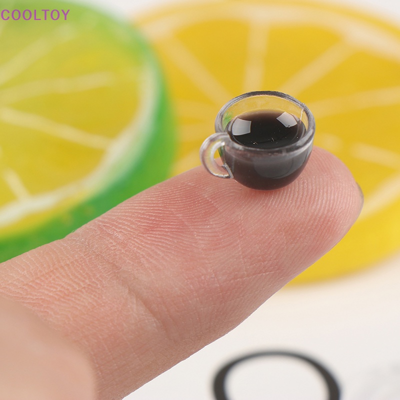 Cooltoy Set 2 Cốc Cà Phê Và Đĩa Mini Trang Trí Nhà Búp Bê