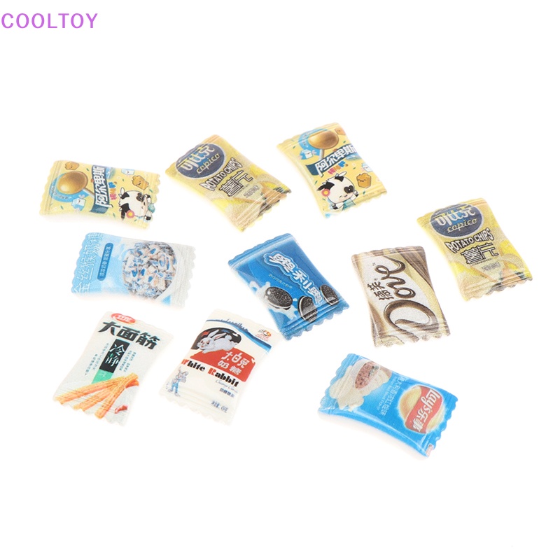 Cooltoy Set 10 Đồ Chơi Mô Hình Kẹo Khoai Tây Chiên Mini Cho Nhà Búp Bê