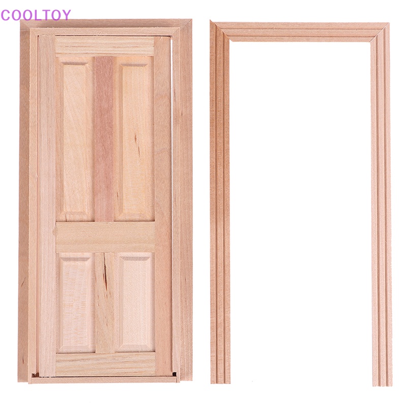 Cooltoy Set 4 Bảng Điều Khiển Cửa 1 / 12 Trang Trí Nhà Búp Bê DIY