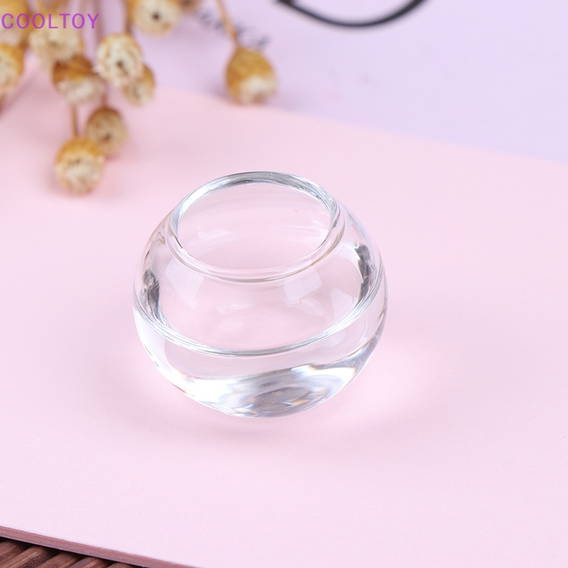 1 Tô Thủy Tinh Mini Trang Trí Nhà Búp Bê