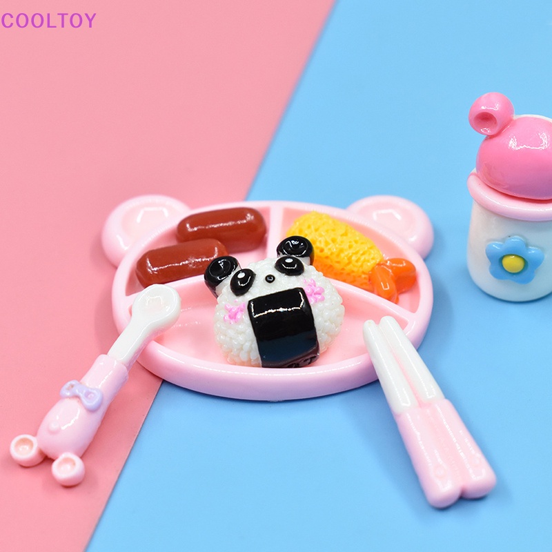 Cooltoy Set 10 Đĩa Ăn Tối Mini Dễ Thương Trang Trí Nhà Búp Bê DIY Bán Chạy