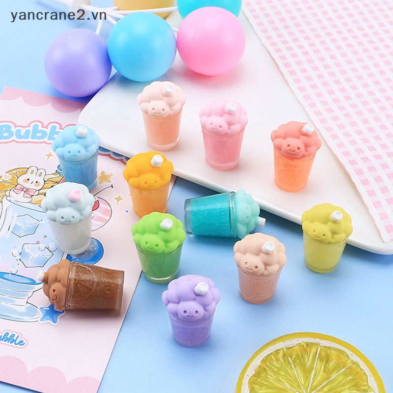 1 Đồ Chơi Mô Hình Xe Hơi Lắc Sữa Mini Bằng Nhựa Resin Màu Dạ Quang Trang Trí Điện Thoại Di Động {yancrane2.vn}