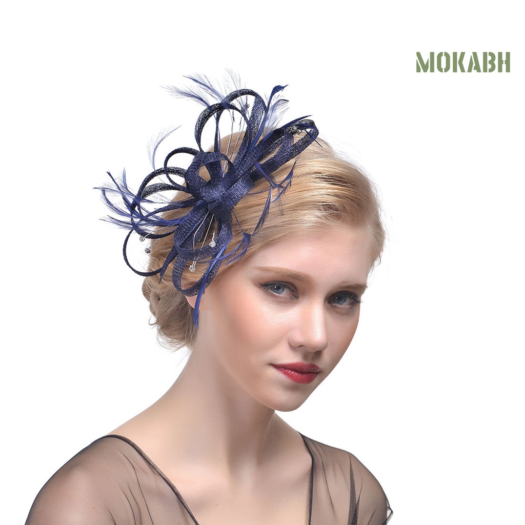 Trâm Cài Tóc Đính Đá Hình Bông Hoa Phong Cách Vintage Dành Cho Cô Dâu