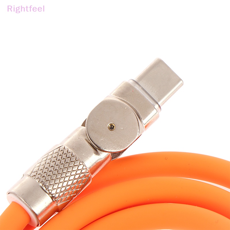 1 Dây Cáp Sạc Nhanh 120W 6A Micro USB Type C Xoay 180 Độ Mới