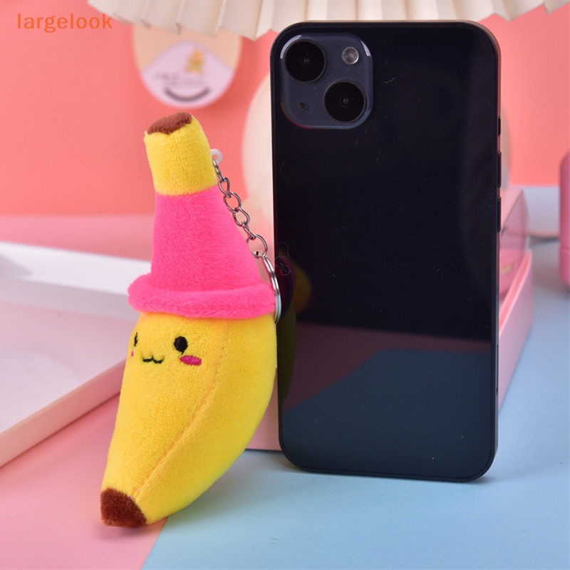 1 Móc Khóa Hình Quả Chuối Hoạt Hình Nhồi Bông Đáng Yêu