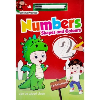 Writing Practice: Numbers, Shapes And Colours