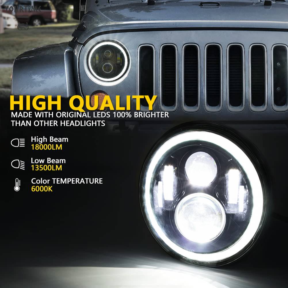 Đèn Pha 7 Inch Cho GMC Savana Jeep Comanche
