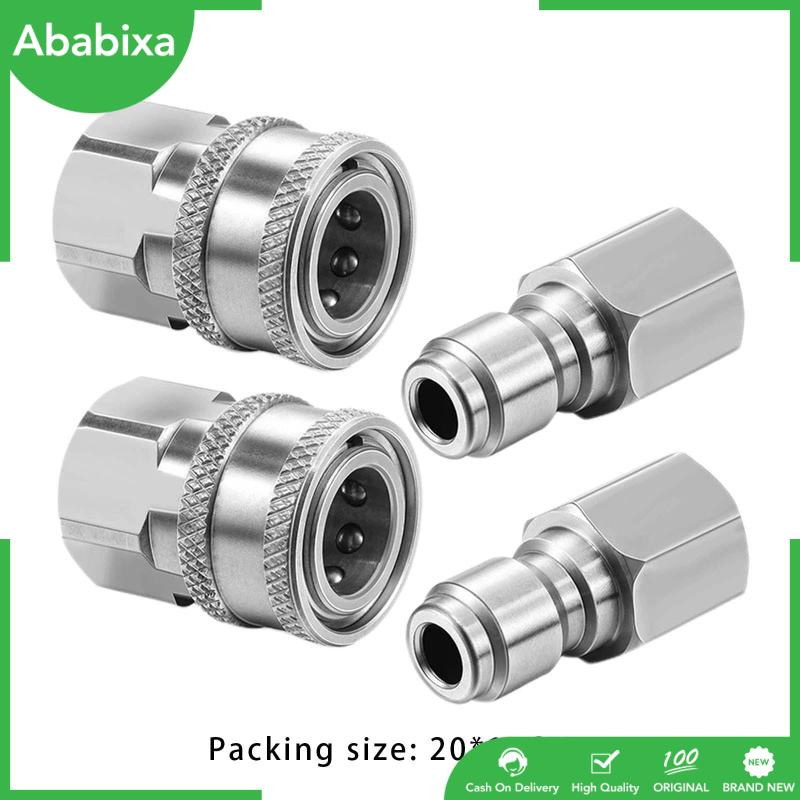 Bộ Đầu Nối Chuyển Đổi Áp Suất Nhanh Sang 3 / 8 '' Chuyên Dụng Cho Máy Rửa Xe Hơi