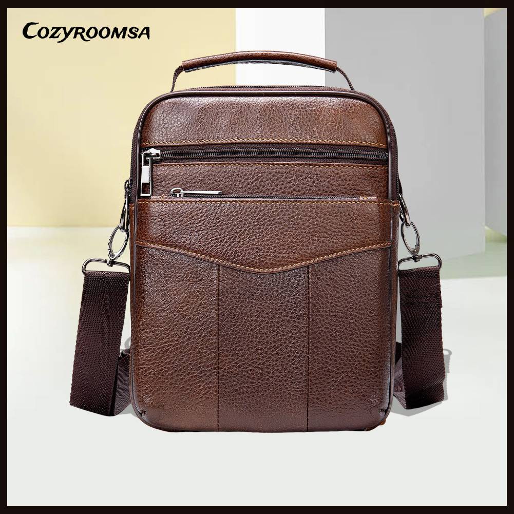 Túi Xách Đeo Vai Cỡ Lớn Thoáng Khí Phong Cách Retro Cho Nam