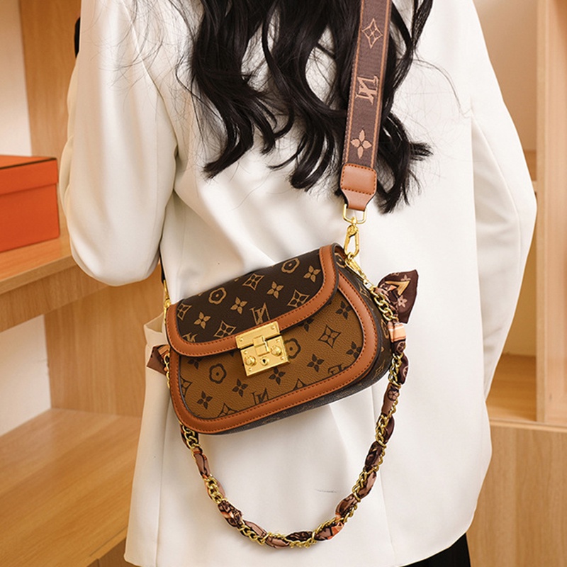 Túi Xách Đeo Vai Kiểu Yên Ngựa Phong Cách retro Thời Trang Cao Cấp Dành Cho Nữ