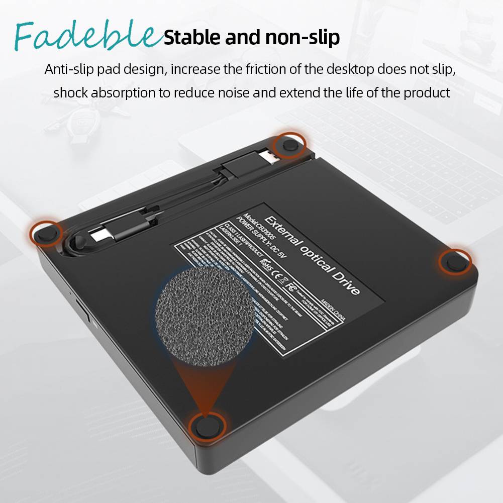 Ổ Đĩa USB 3.0 Và Type-C DVD RW CD Cho Laptop PC