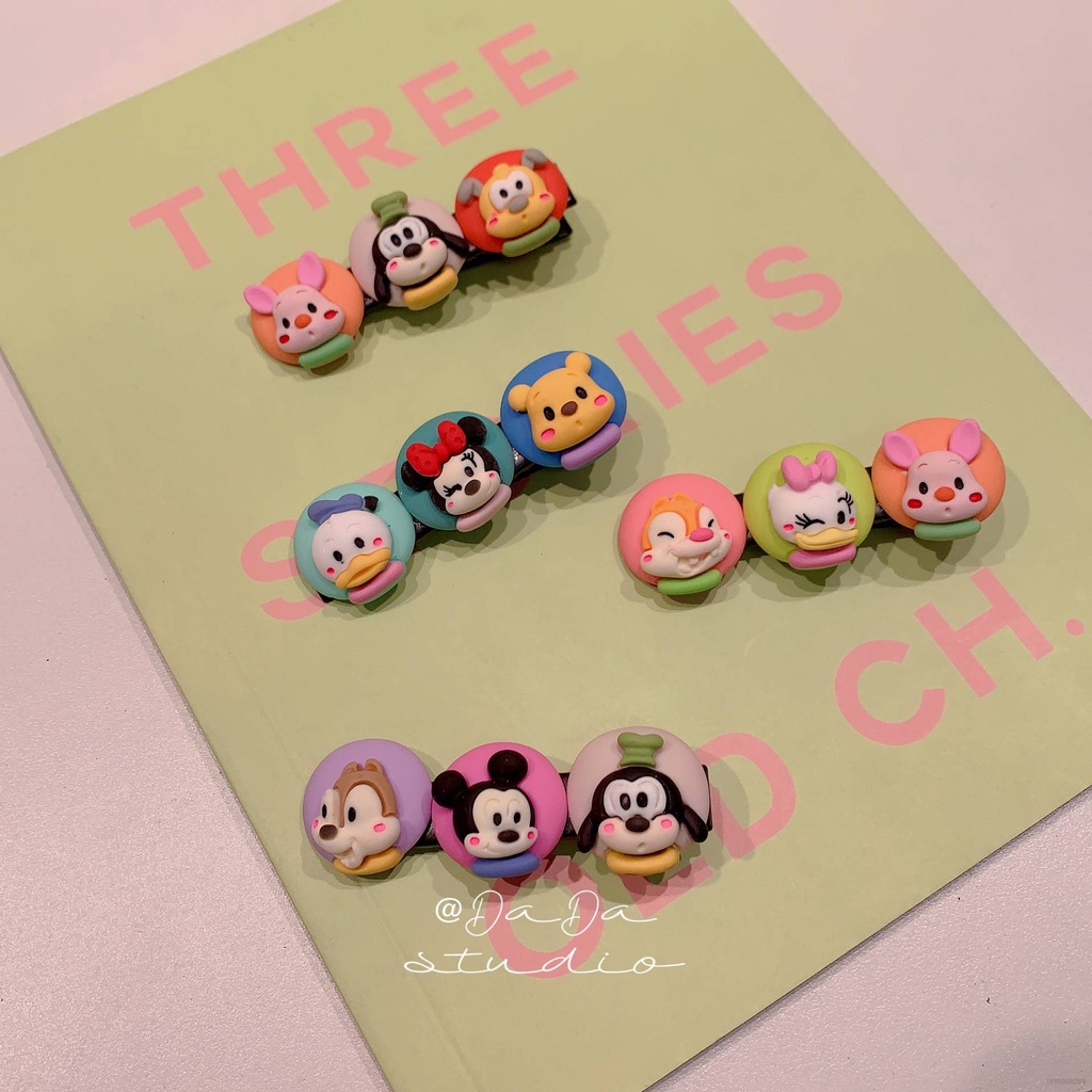 Kẹp Tóc Hình Nhân Vật Hoạt Hình Disney Đáng Yêu