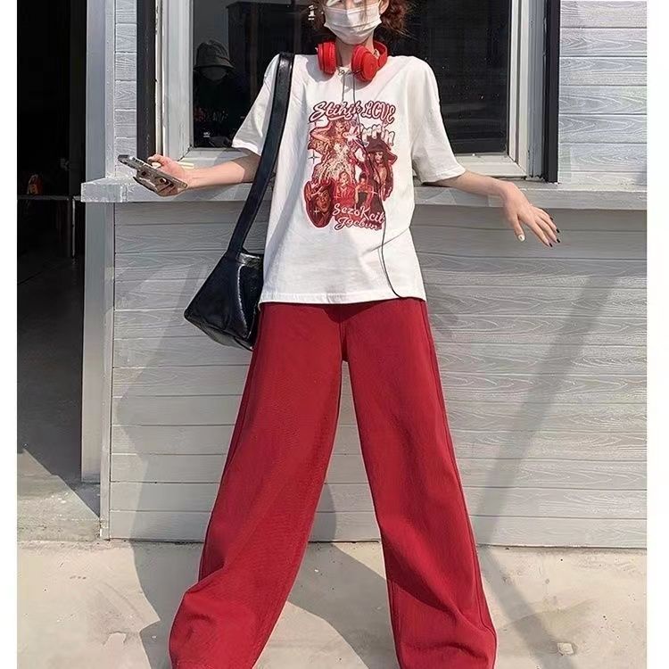 Quần Jean Dopamine Dáng Suông Rộng Phong Cách Mới Mùa Hè Dễ Phối Đồ Hợp Thời Trang Cho Nam Và Nữ