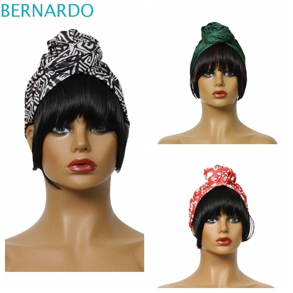 Tóc Giả Màu Đen Bằng Sợi Tổng Hợp Cách Nhiệt Tự Nhiên Cho Nữ