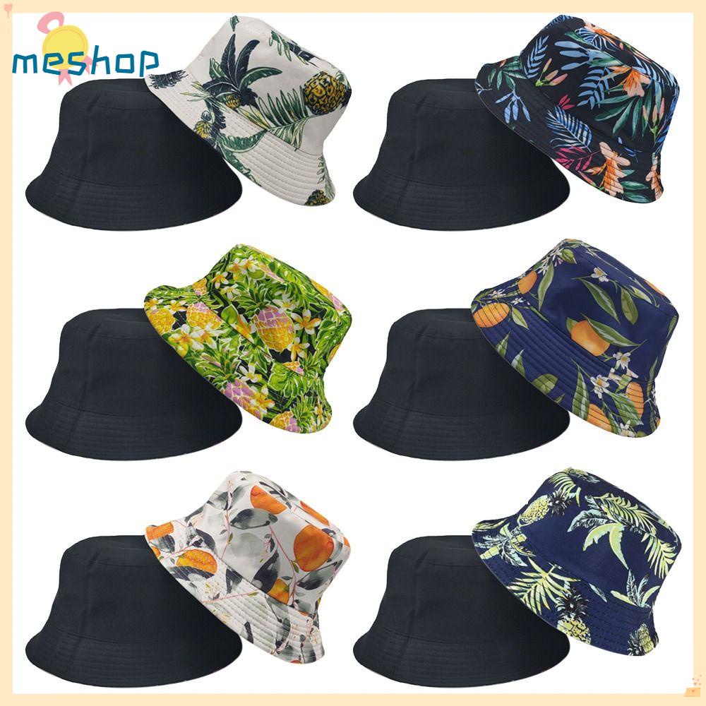 Mũ Bucket Chống Nắng In Họa Tiết Có Thể Gập Lại