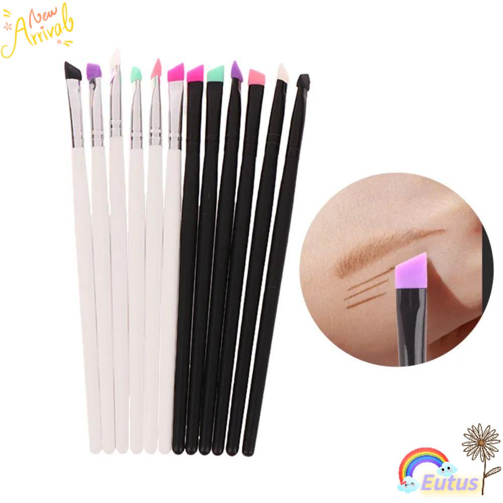 Cọ Trang Điểm Lông Mi Bằng Silicon Mềm Tách Rời Được Dễ Tẩy Rửa Dành Cho Bạn Nữ