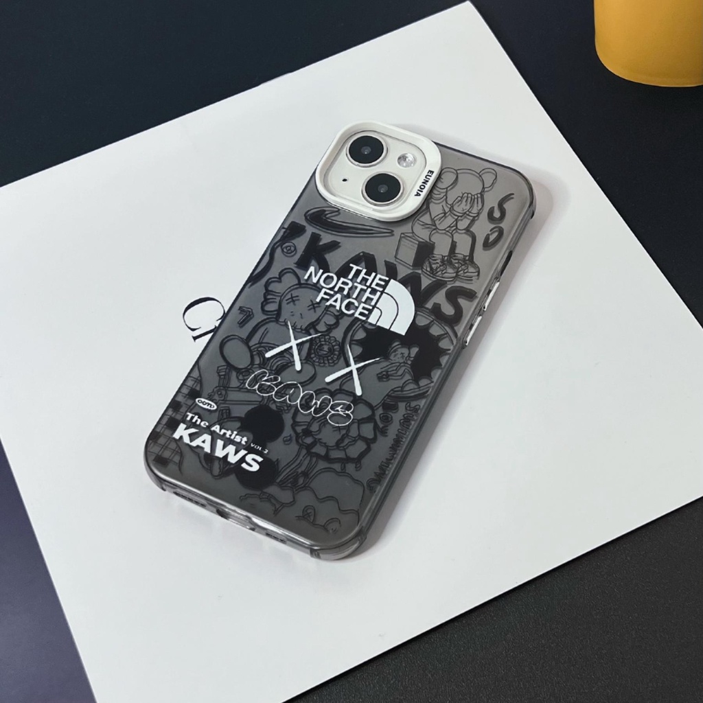 Ốp Điện Thoại Tpu Mềm Trong Suốt Chống Sốc In Hình Kaws Thời Trang Cho iPhone 14 13 12 11 Pro Max