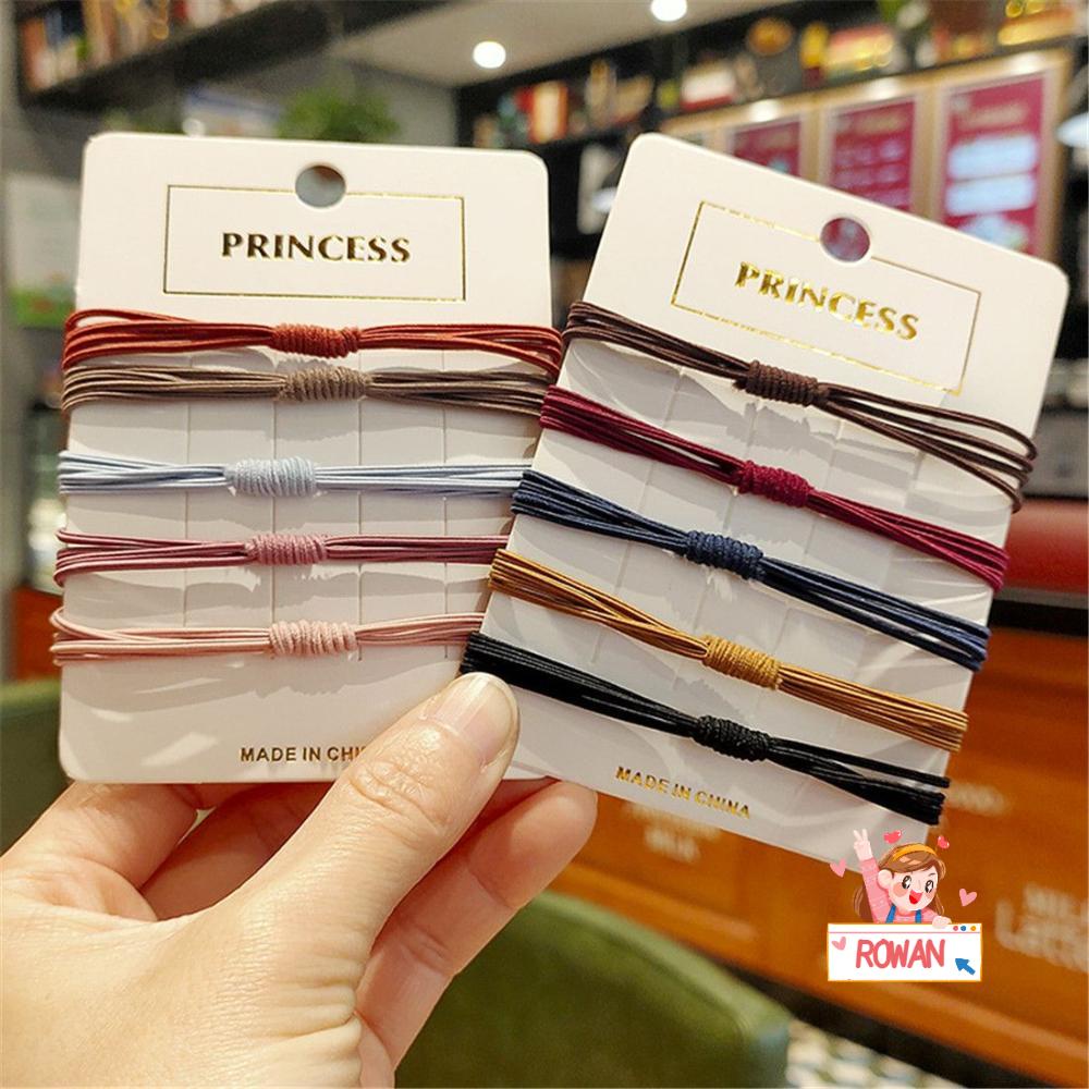 Dây Buộc Tóc 4 Trong 1 Màu Sắc Ngẫu Nhiên Dành Cho Nữ