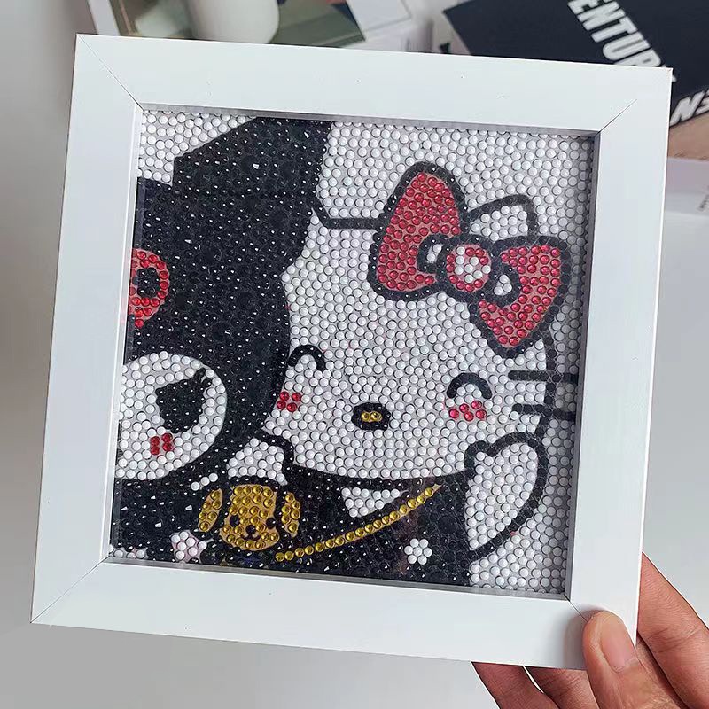 Miếng Dán Hoạt Hình Kuromi Thủ Công Xinh Xắn Cho Bé