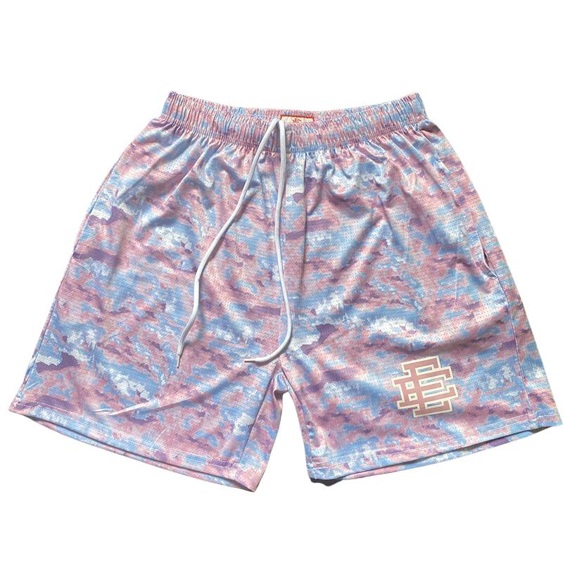 Quần đùi short EE-Q8 Cloudy Âu Mỹ - The Blackcopz , chất liệu polyester cõ giãn 4 chiều, thoáng khí, hiphop