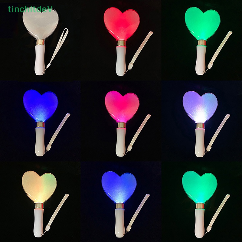 [TinchitdeV] Gậy Phát Sáng Đèn LED 15 Màu Hình Trái Tim Cho Tiệc Tùng [Mới]