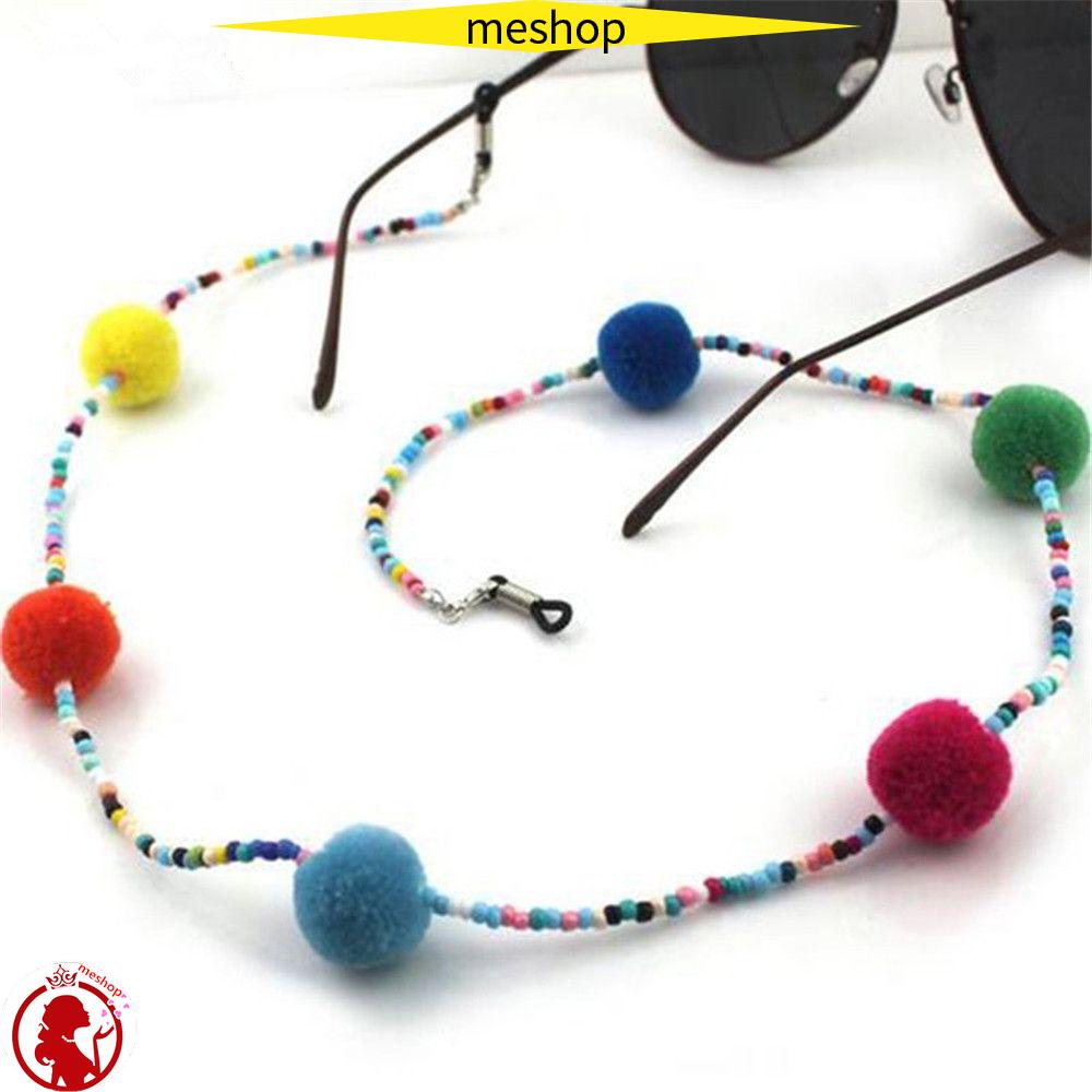 Dây Chuỗi Hạt Đeo Mắt Kính Bằng Bông Cho Nam &amp; Nữ Giá Đỡ