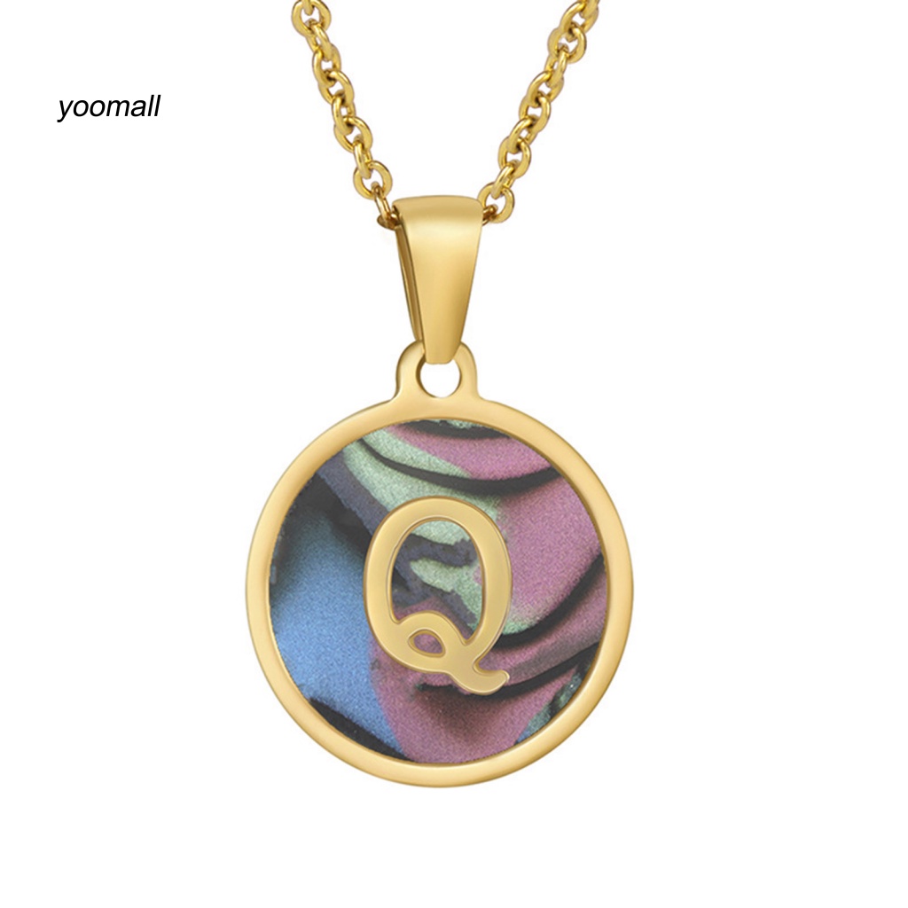 Yo / Vòng cổ Hình Vỏ Sò / Biển / Chữ Cái Dễ Phối Đồ Cho Nữ