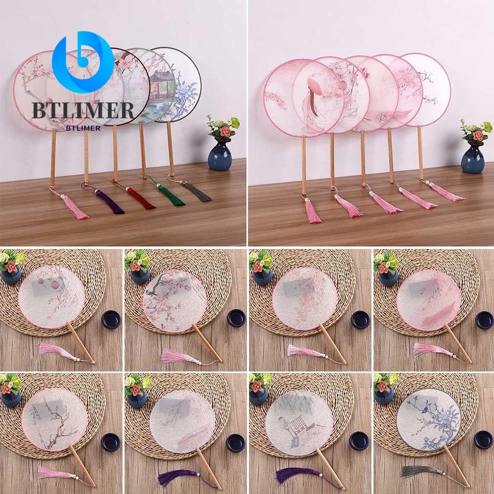 Quạt Tròn Cầm Tay Họa Tiết Graffiti Trang Trí Nhà Cửa