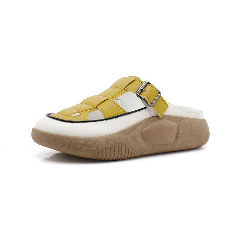 Dép Bít Mũi Đế Dày Size Lớn 35-42 Thời Trang Cho Nữ