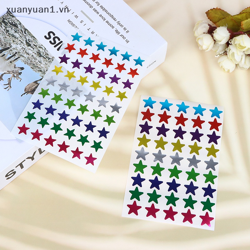 Xuan Set 10 Tấm Nhãn Dán Mini Dùng Làm Phần Thưởng Giáo Viên Mẫu Giáo