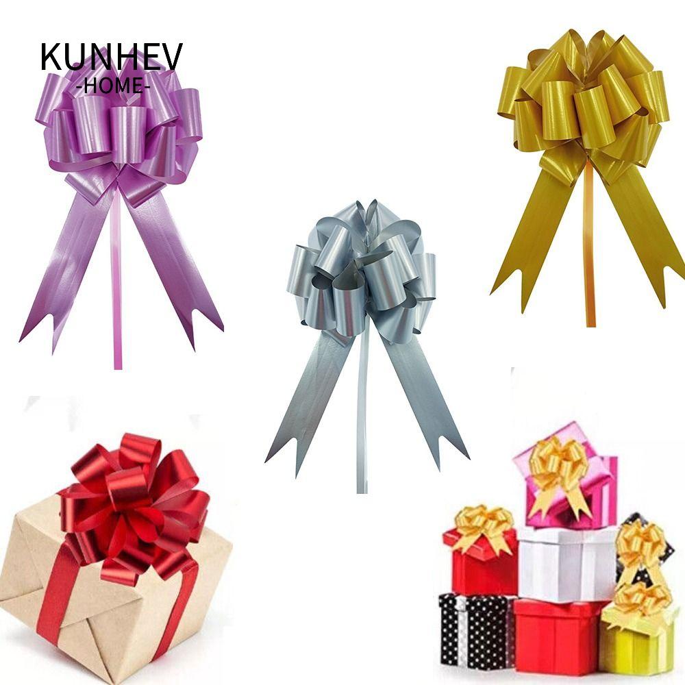 KUNHEV Set 30 Nơ Ruy Băng Ba Chiều Trang Trí Phòng Đám Cưới