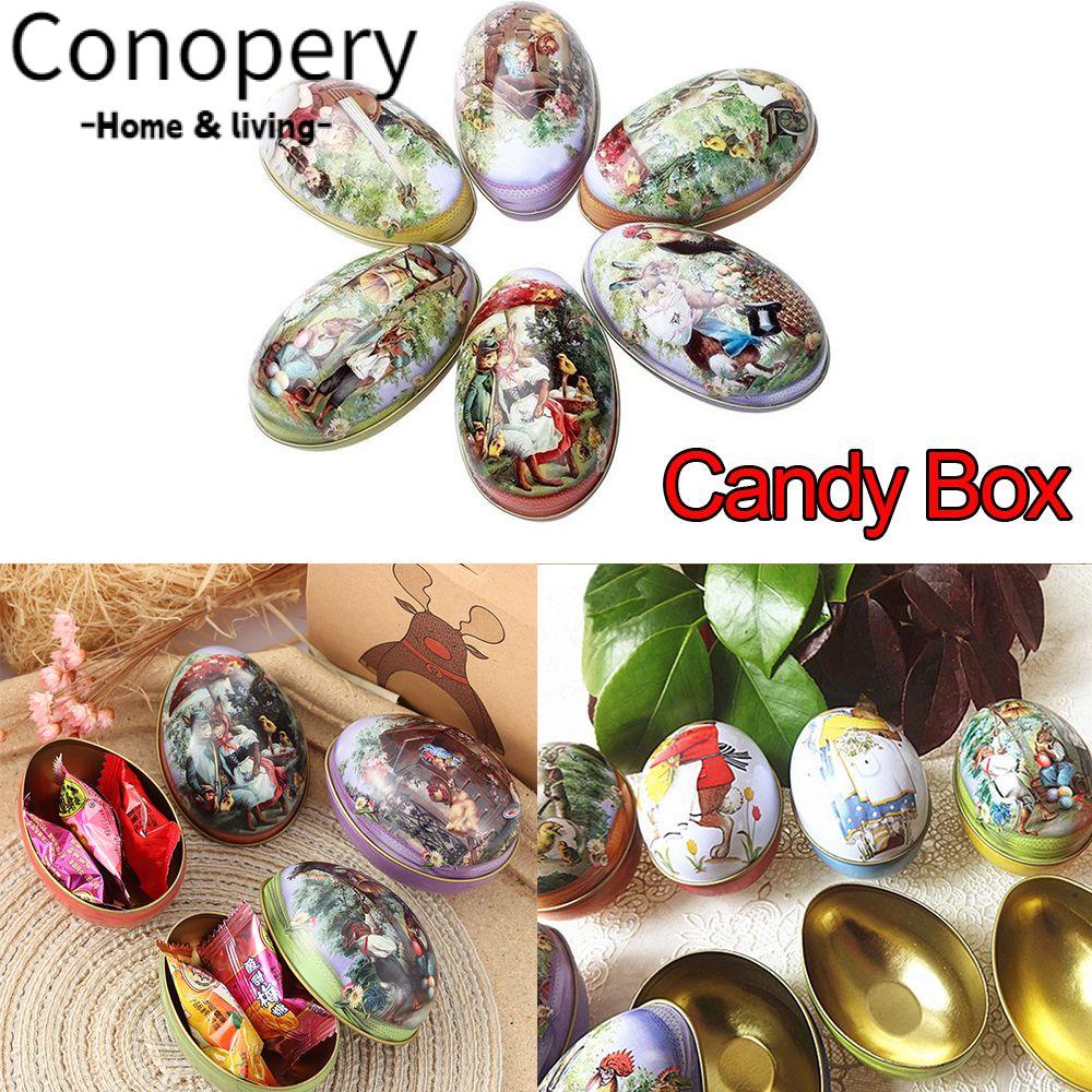 CONOPERY Hộp Thiếc Đựng Trang Sức / Kẹo Kín Khí Ốp