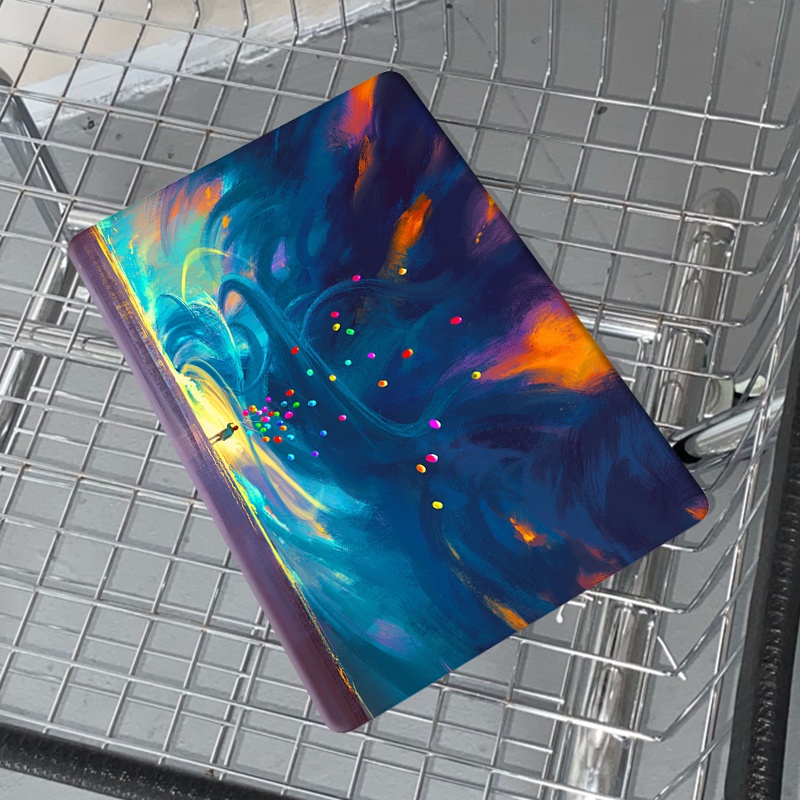 Oil Landscape Painting Case with Keyboard Cover   Dust Plug for 2022 macbook m2 Air13 A2681 2020 M1 Air Pro 13 inch A2338 A2337 A2442 Touch iD Old Air 13 A1466 DMMV