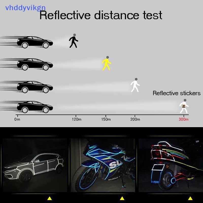 Cuộn Băng Dán Phản Quang Cho Xe Đạp Kích Thước 1cm * 8m